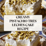 Rich & Creamy Pistachio Tres Leches Cake Recipe