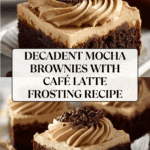 Mocha Brownies with Café Latte Frosting Recipe
