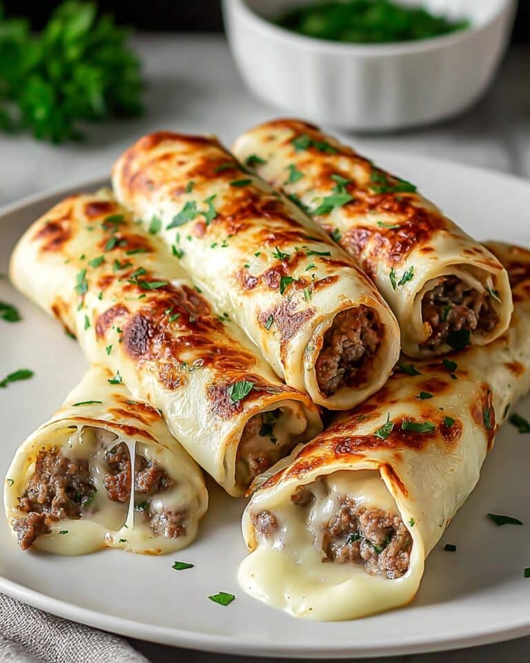 Delicious Keto Philly Cheesesteak Roll-Ups Recipe