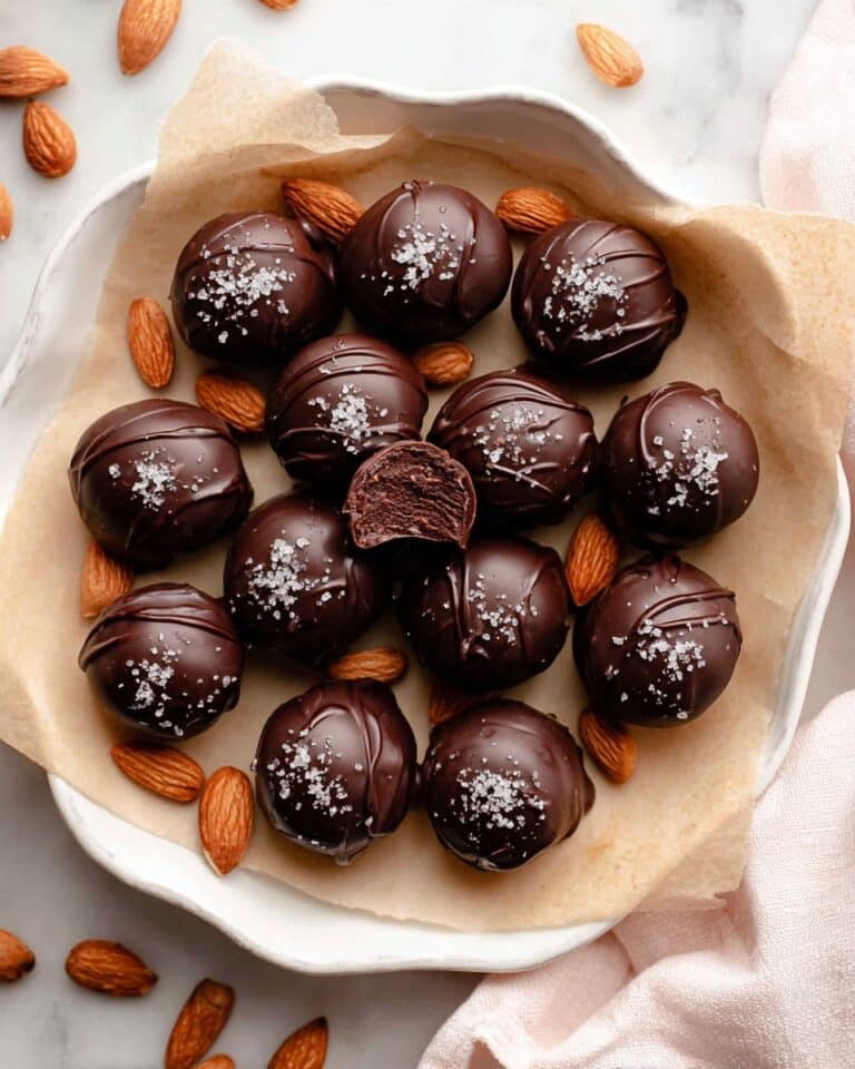 Chocolate-Covered Date & Almond Truffles Recipe