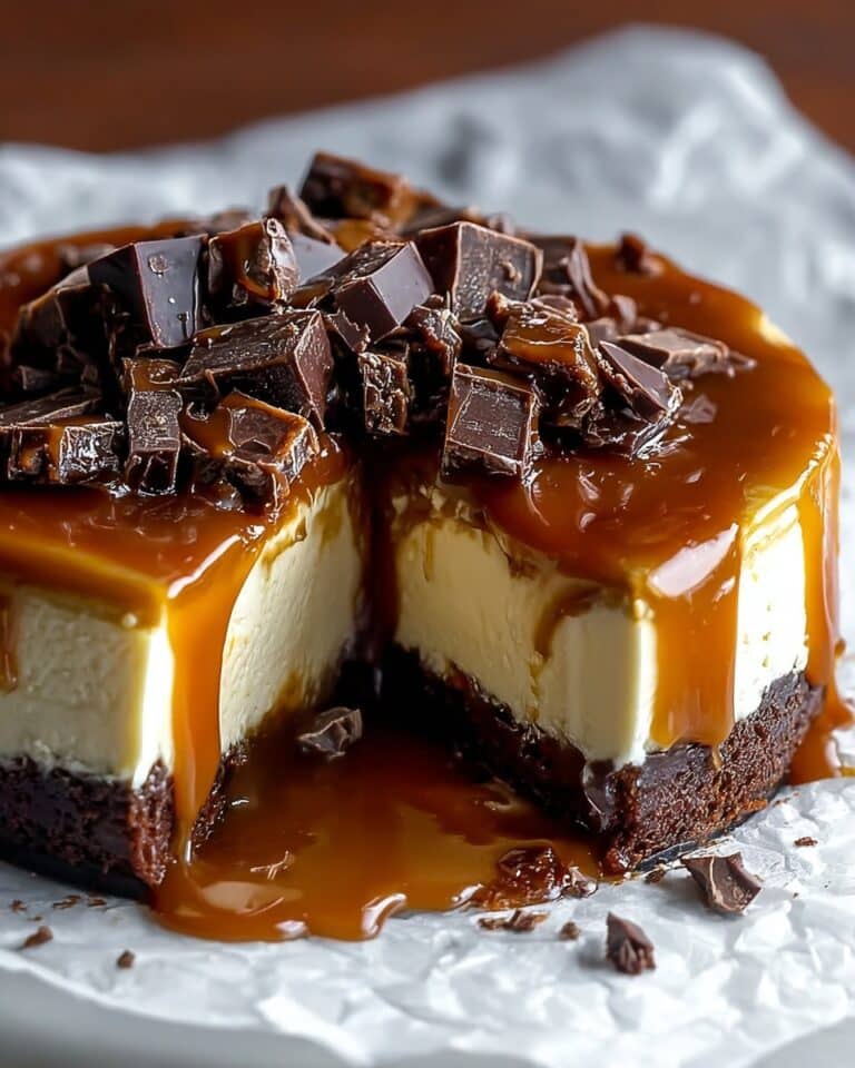 Caramel Brownie Cheesecake Recipe