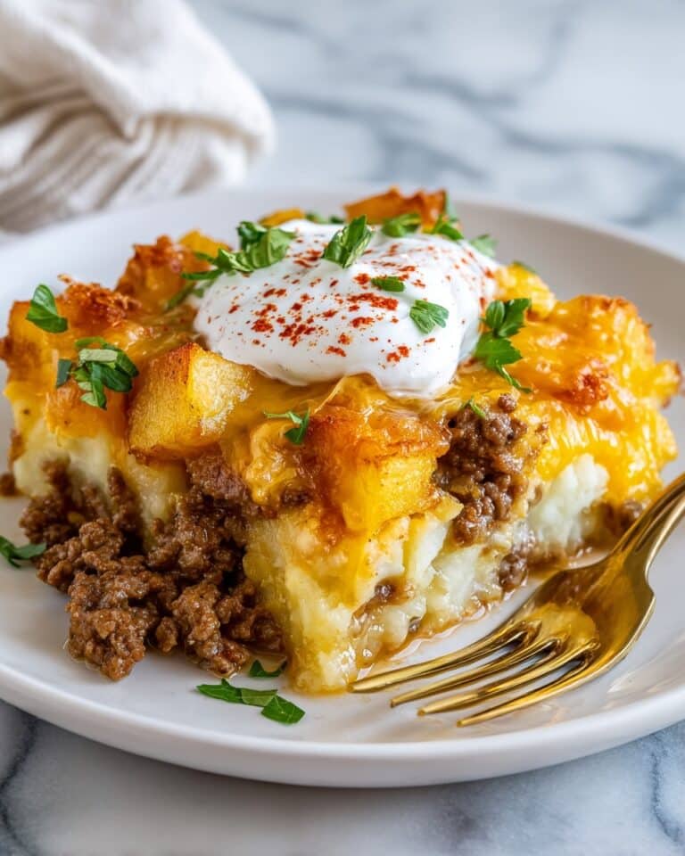 Ground Beef and Potatoes Casserole Recipe