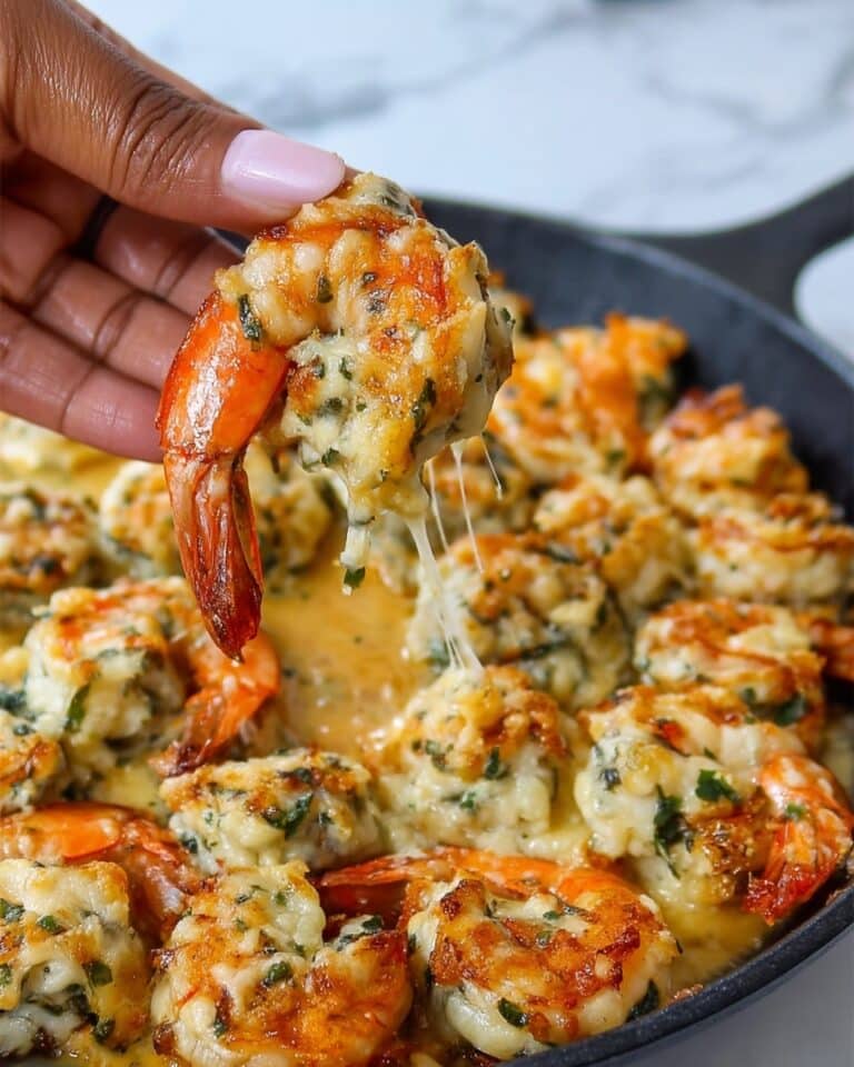 Stuffed Shrimp with Crab, Spinach, and Artichoke Recipe