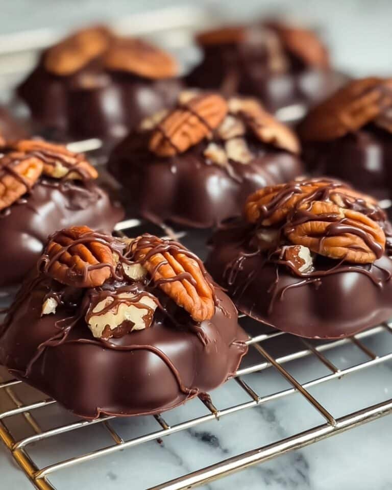 Chocolate Pecan Turtle Clusters Recipe