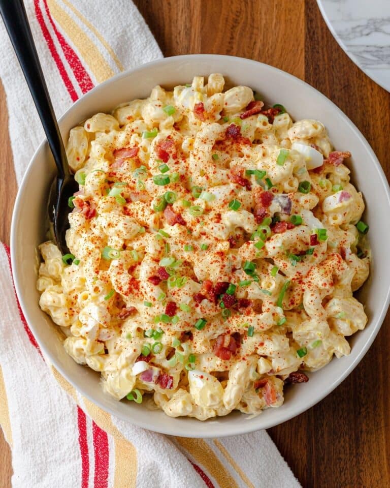 Creamy Deviled Egg Pasta Salad Recipe