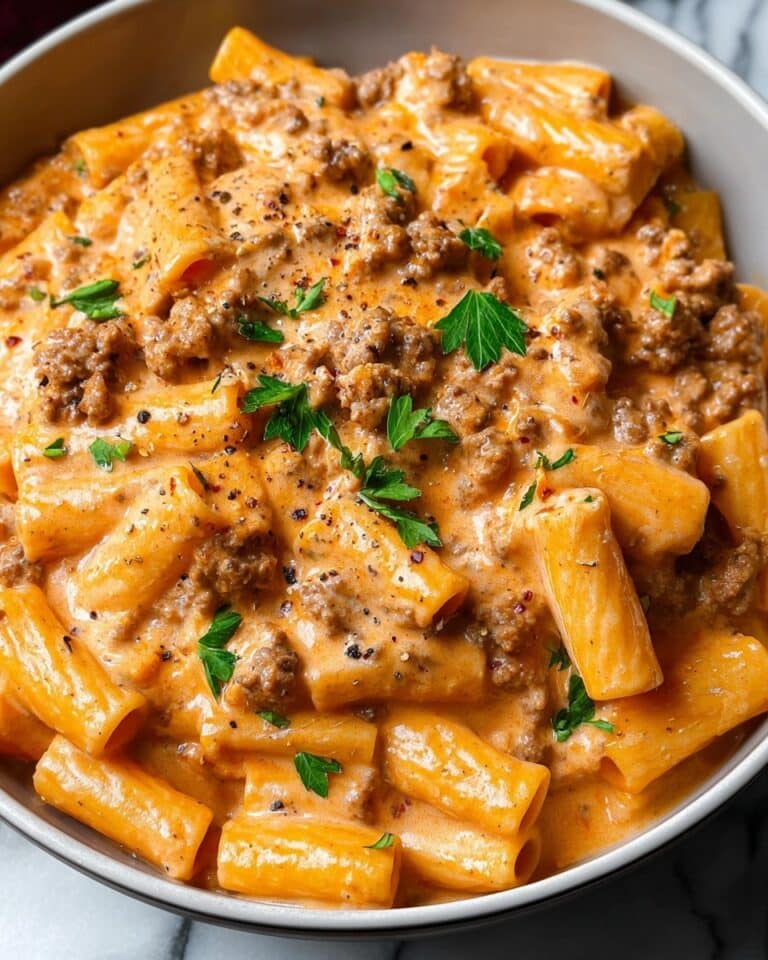 High Protein Creamy Beef Pasta Recipe for Quick Weeknight Dinners Recipe