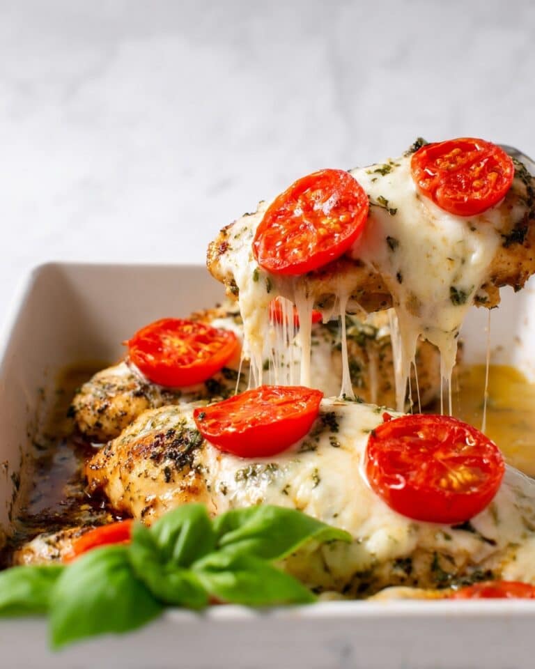 Baked Pesto Mozzarella Chicken Recipe