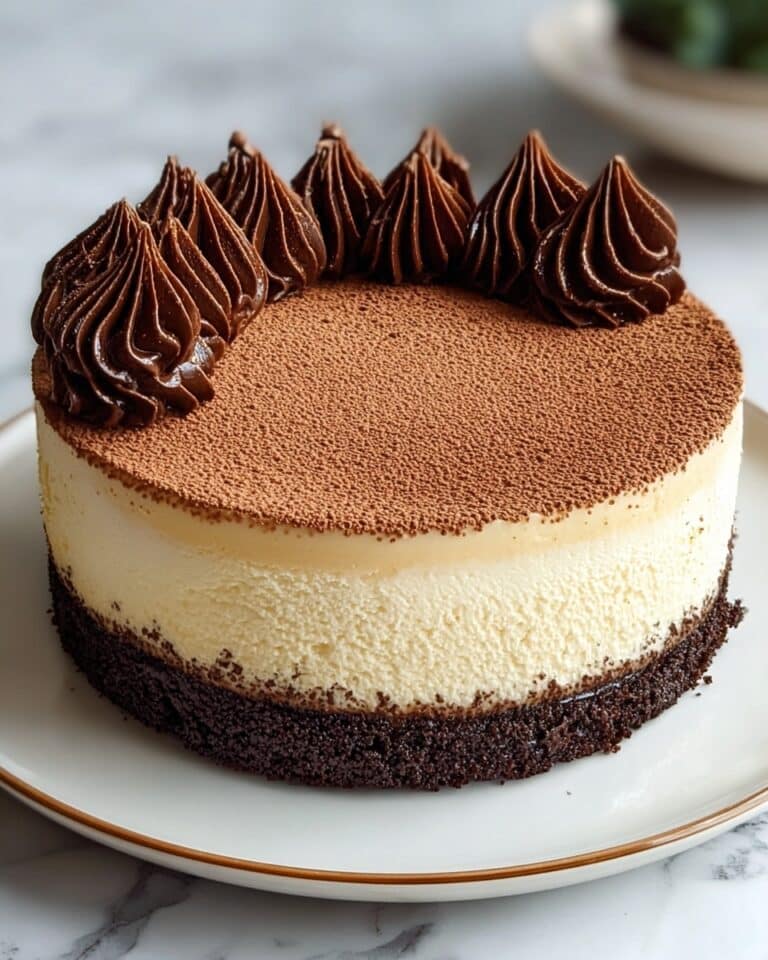 Decadent Baked Tiramisu Cheesecake for Coffee Lovers Recipe