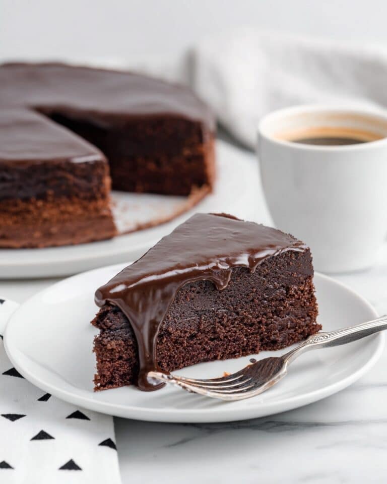 Chocolate Chocolate Torte with Ganache Recipe