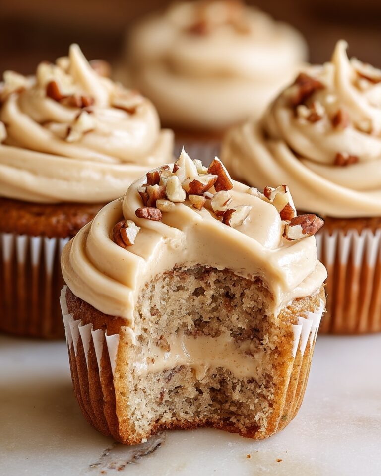 Irresistible Banana Cinnamon Pecan Cupcakes Recipe