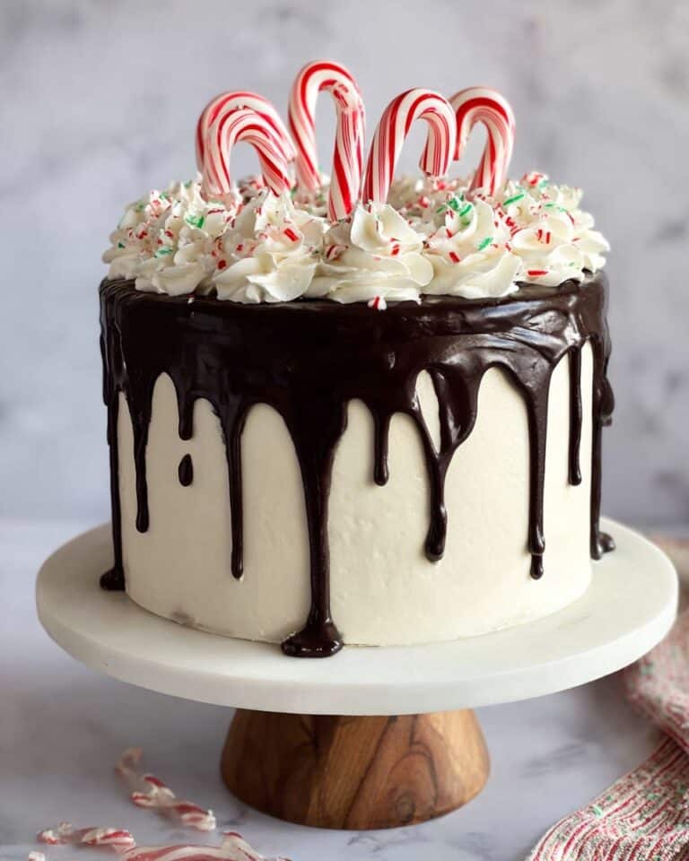 Moist Peppermint Fudge Cake Recipe
