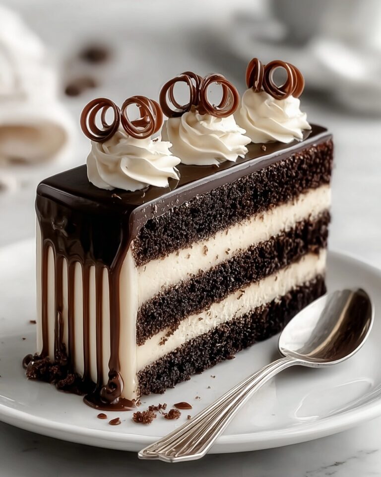 Decadent Tuxedo Bar Cake Recipe