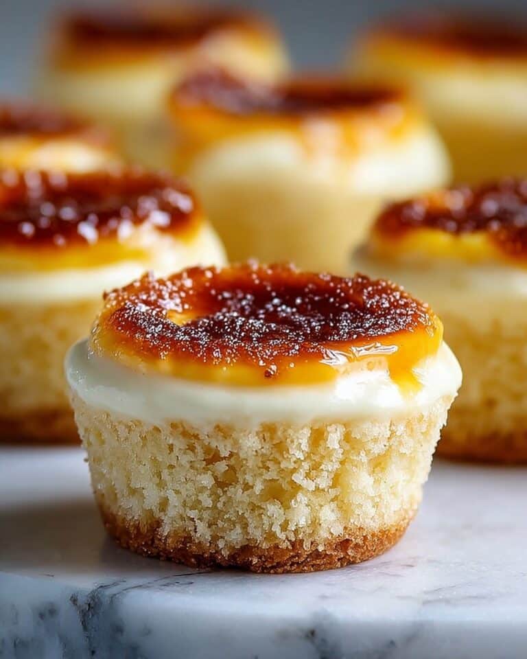 Vanilla Bean Crème Brûlée Cheesecake Cupcakes Recipe
