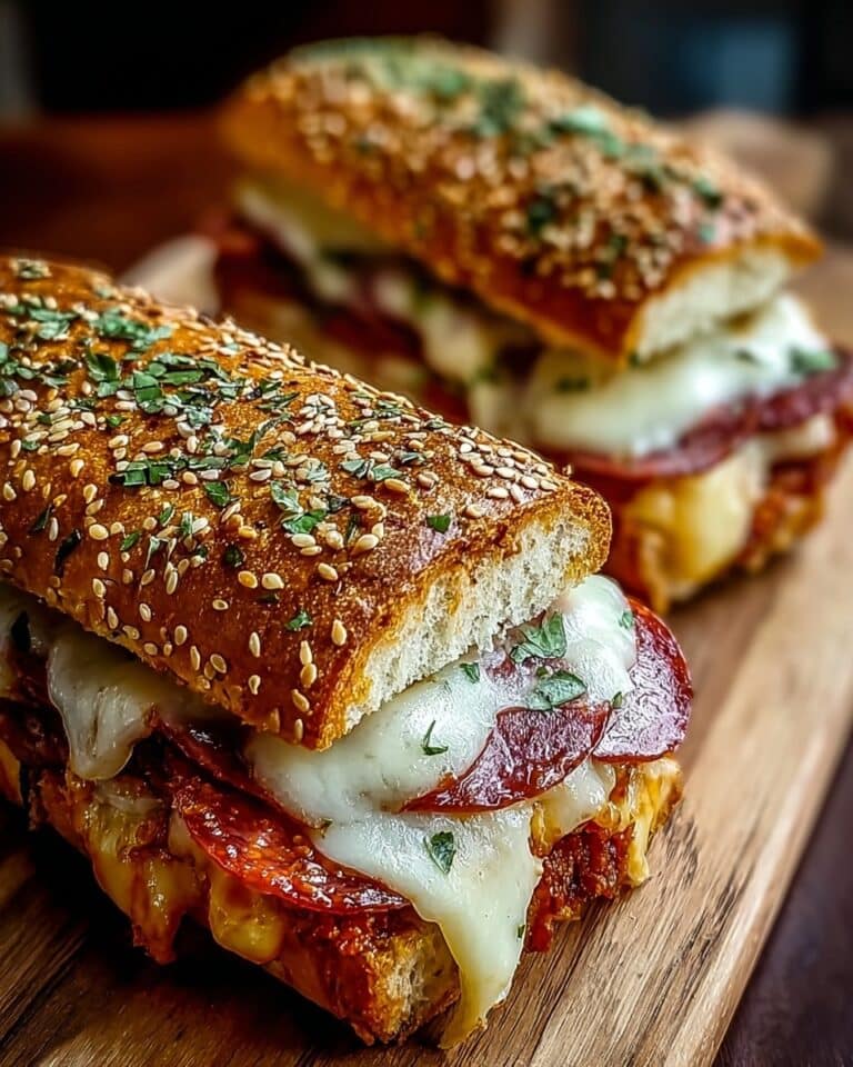 Baked Italian Sub Sandwiches Recipe