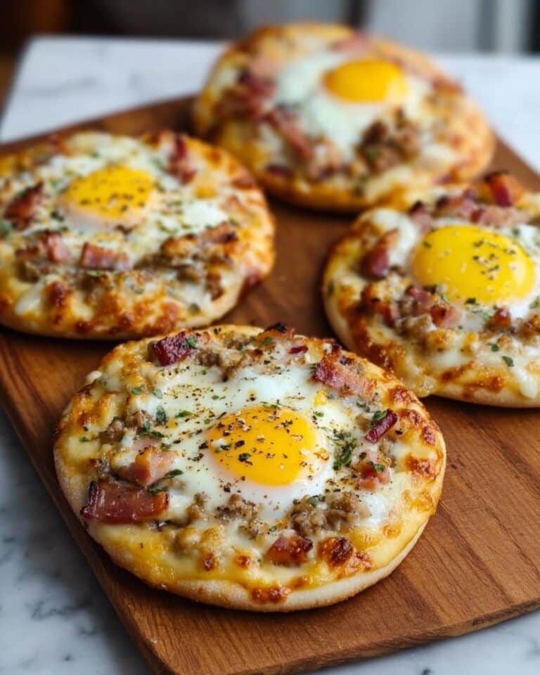 English Muffin Breakfast Pizza Recipe