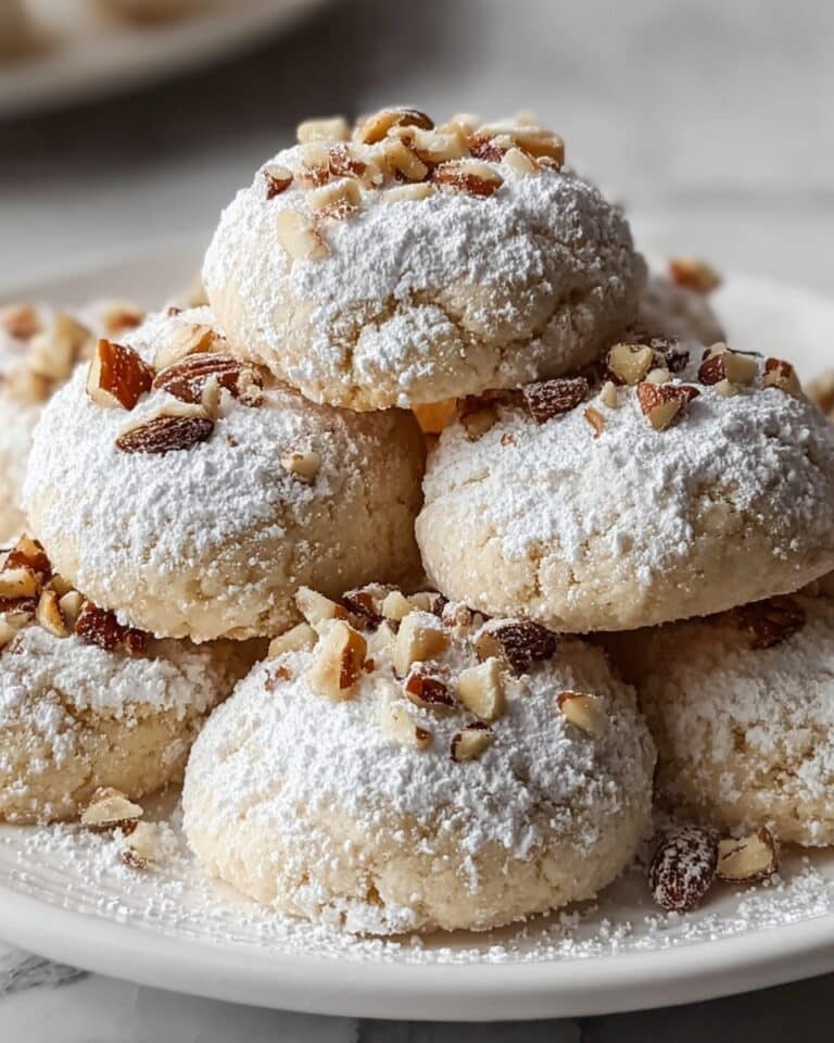 Buttery Pecan Snowball Cookies Recipe