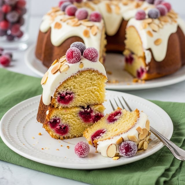 White Chocolate Cranberry Bundt Cake Recipe