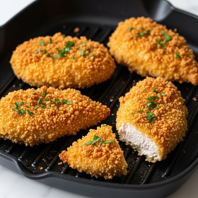 Air Fryer Parmesan Crusted Chicken Recipe