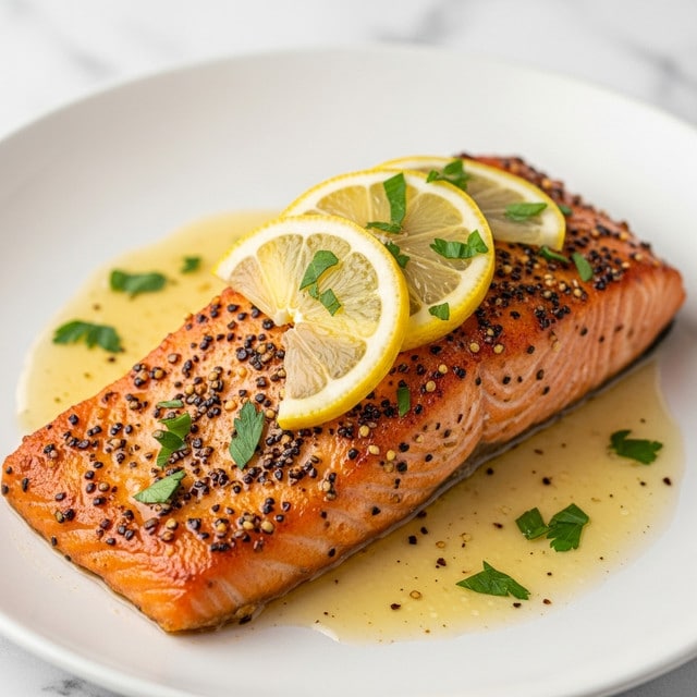 Honey Garlic Butter Baked Salmon Recipe