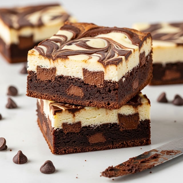 Cream Cheese Swirled Brownies Recipe