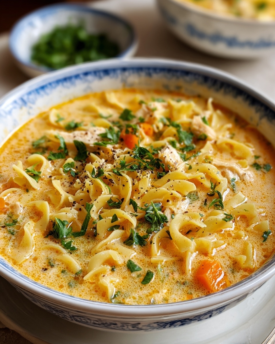 A close-up view of a small white bowl filled with creamy, cheesy mashed potatoes topped with finely chopped green herbs. The mashed potatoes inside have a smooth texture with a golden melted cheese layer and some light browning at the edges. The bowl sits on a white marbled surface with a spoon and some blurred elements like a bowl of sauce and chopped green herbs in the background. photo taken with an iphone --ar 4:5 --v 7