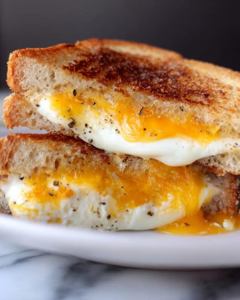 Fried Egg Grilled Cheese Sandwich Recipe