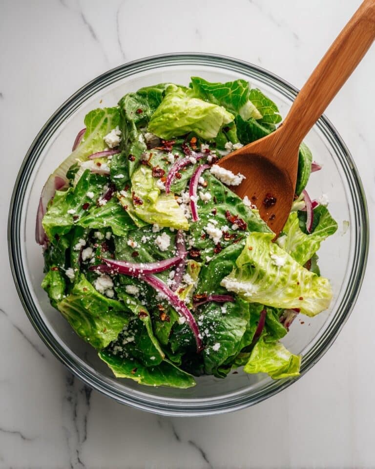 Lemon Parmesan Lettuce Salad Recipe