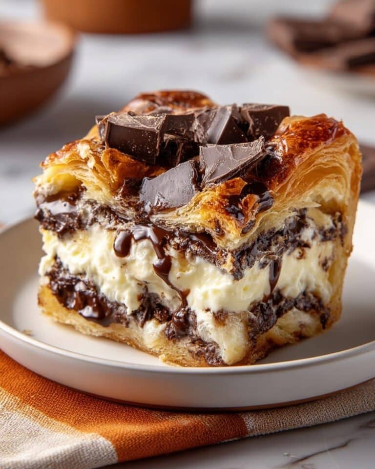 Decadent Chocolate & Cream Cheese Bread Pudding Recipe