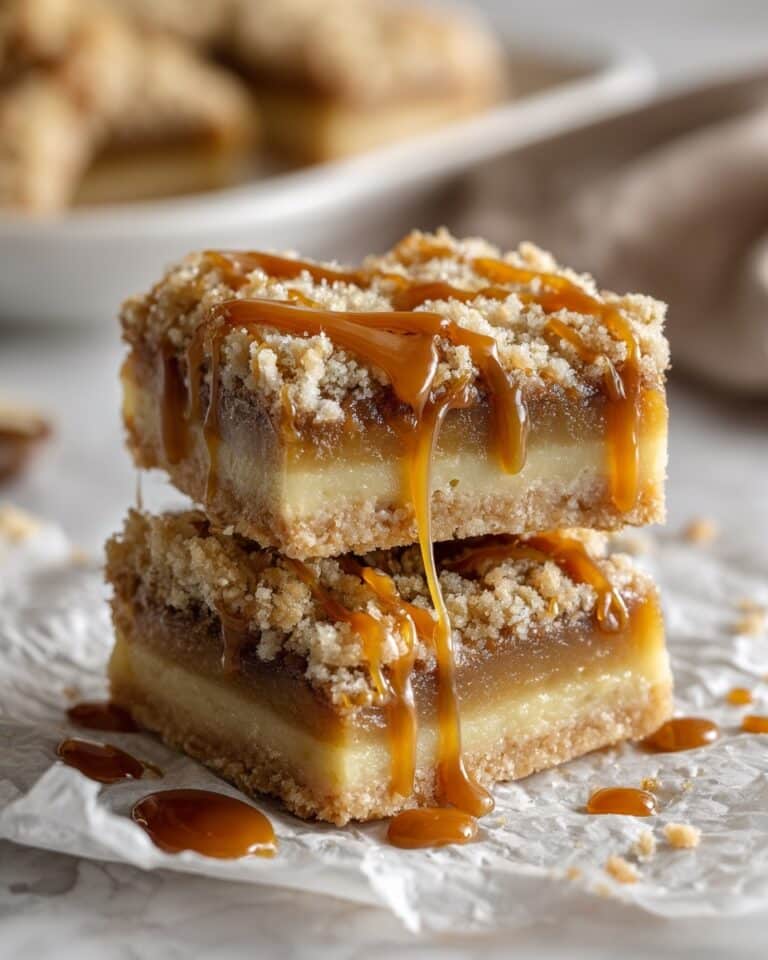 Salted Caramel Apple Pie Bars Recipe