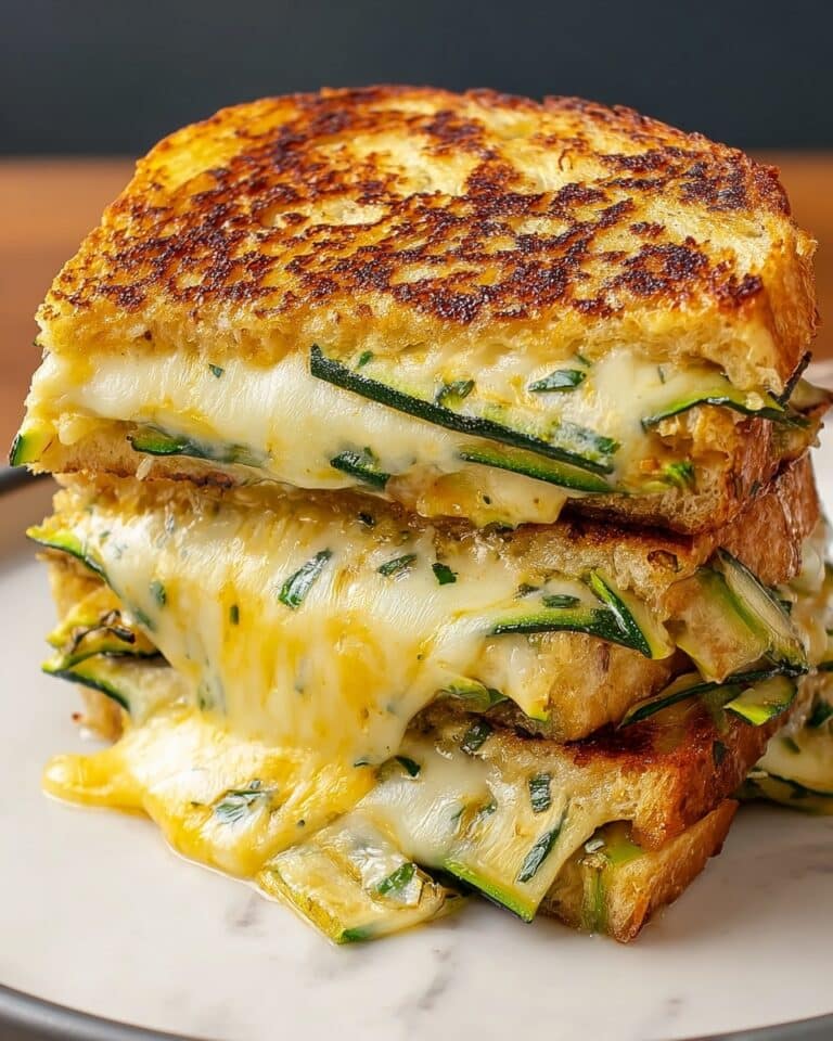 Zucchini Grilled Cheese Sandwich Recipe