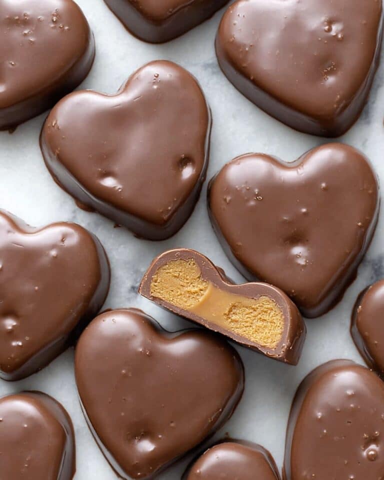 Chocolate Peanut Butter Heart Treats Recipe