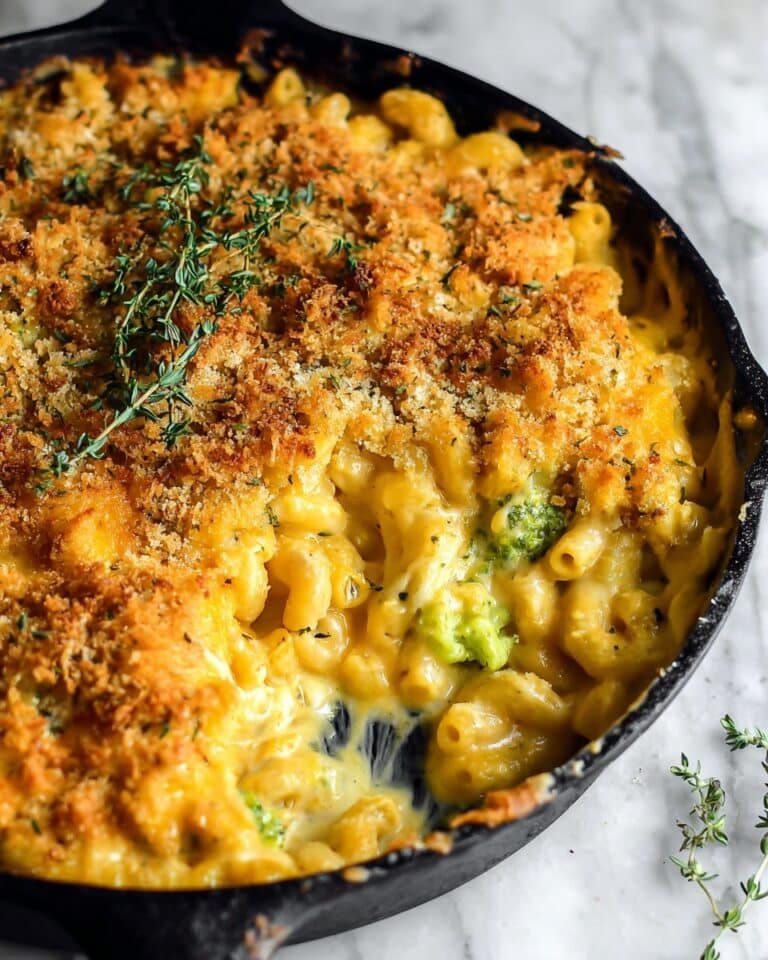 Nut-Free Vegan Mac and Cheese with Broccoli and Sunflower Seed Butter Recipe