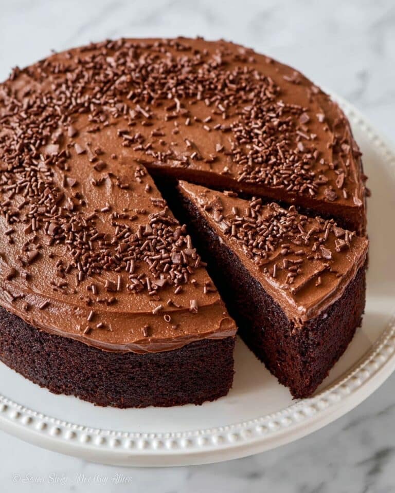 Ina’s Chocolate Cake with Mocha Frosting Recipe