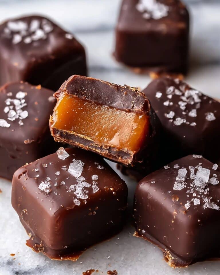 Date and Almond Butter Caramels Dipped in Chocolate Recipe