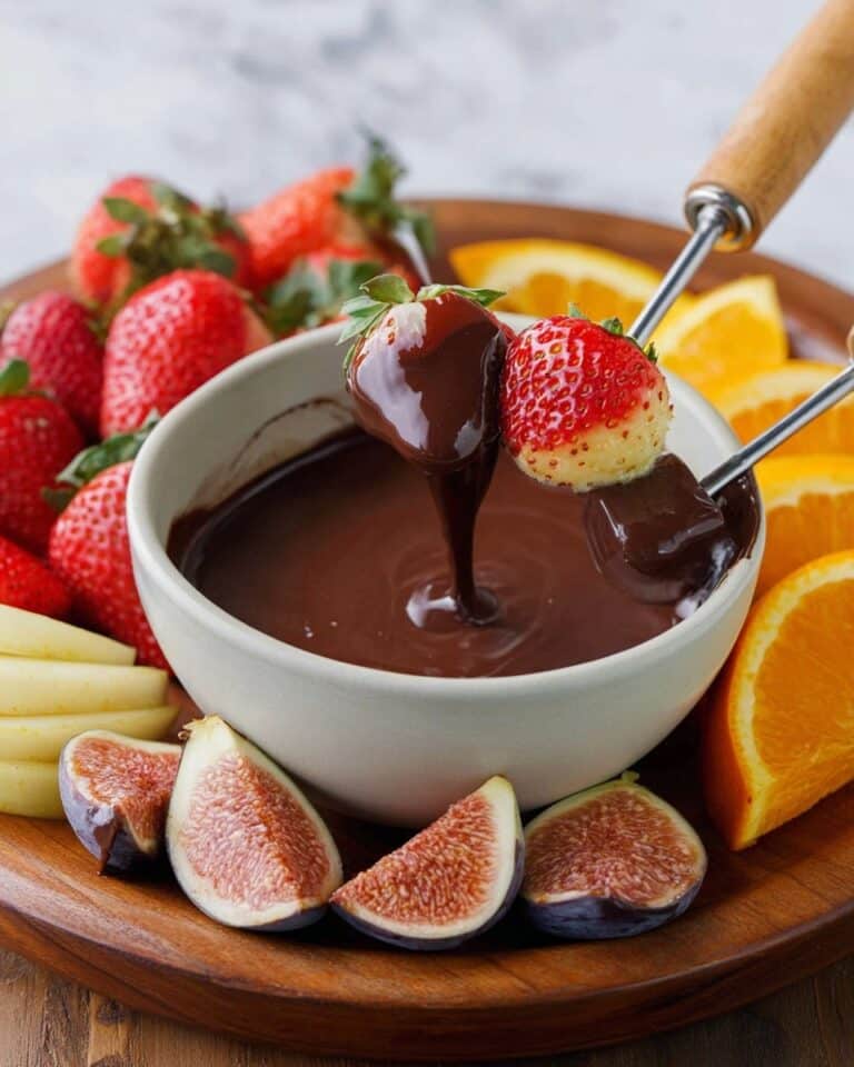 Easy Chocolate Fondue Recipe