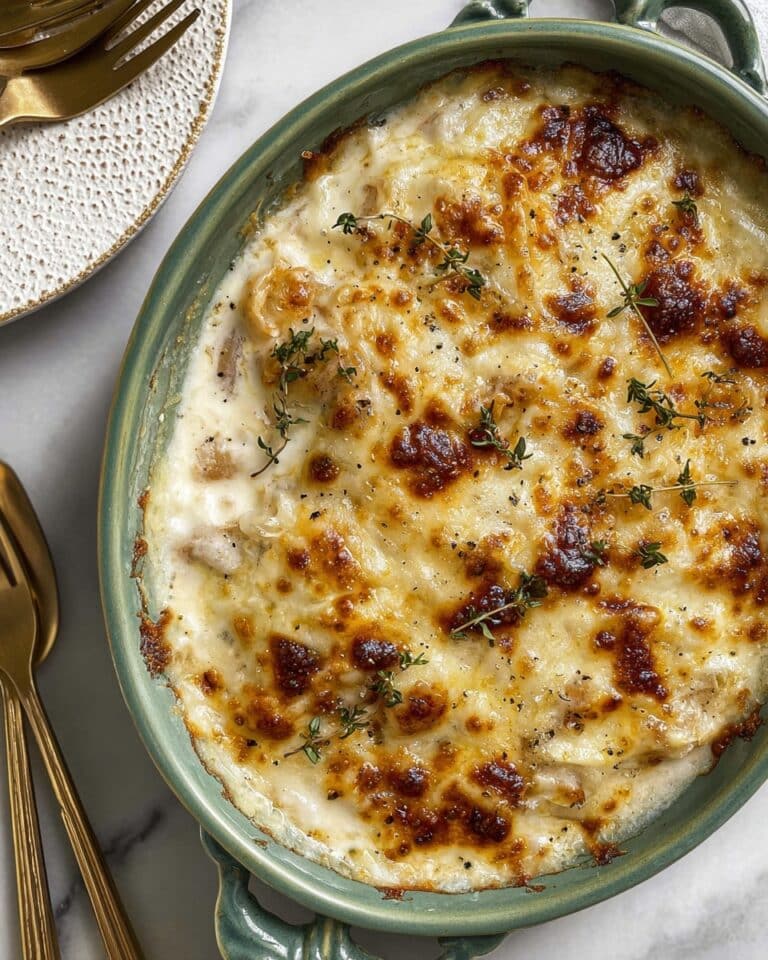 Caramelized Onion Potatoes au Gratin Recipe