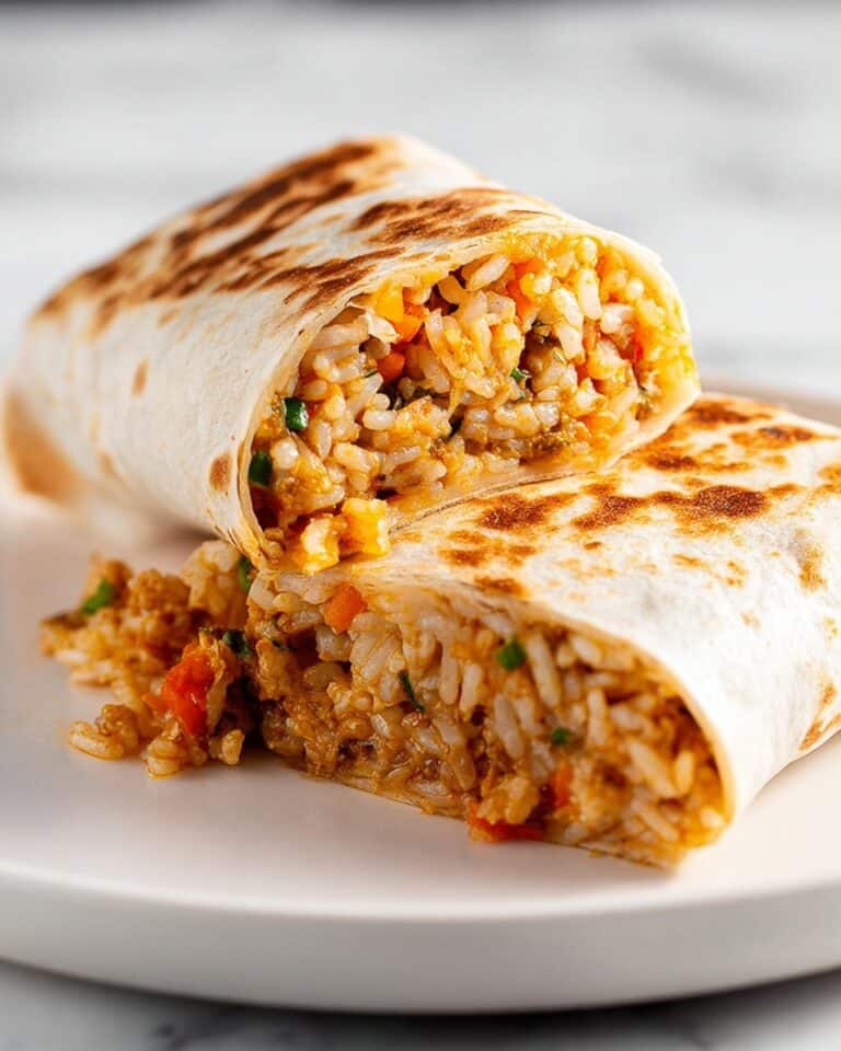 Cheesy Ground Chicken and Rice Burritos Recipe