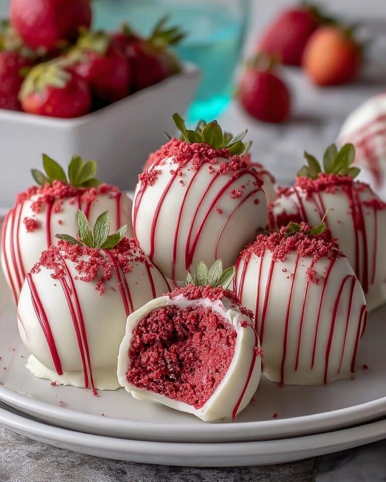 Strawberry Velvet Cheesecake Truffle Bites Recipe