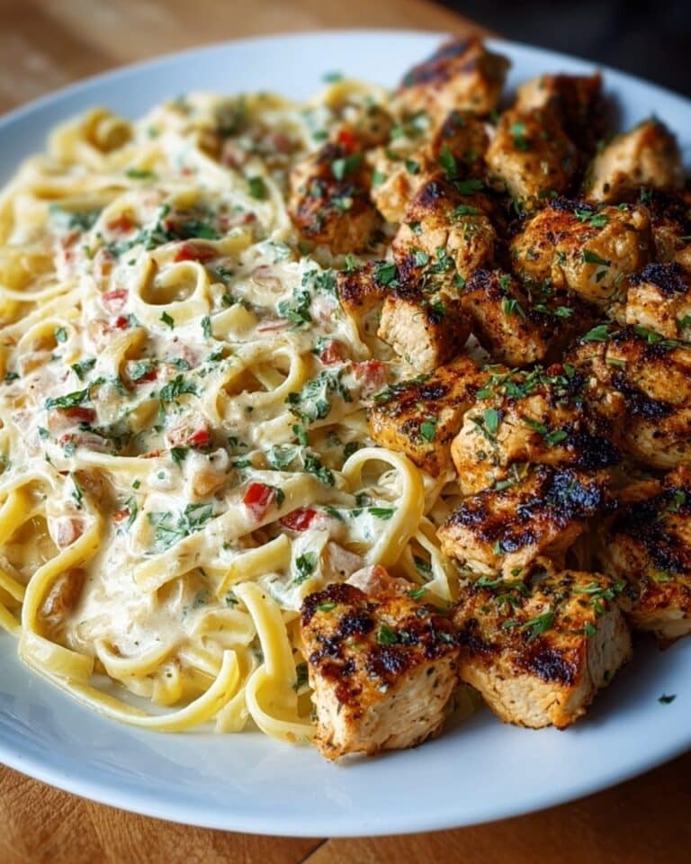 Savory Cajun Chicken and Creamy Garlic Parmesan Linguine Recipe