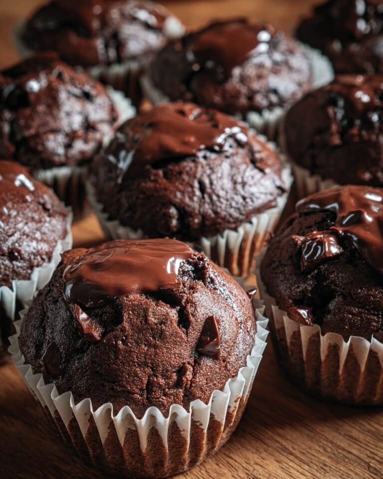 Easy Double Chocolate Muffins Recipe