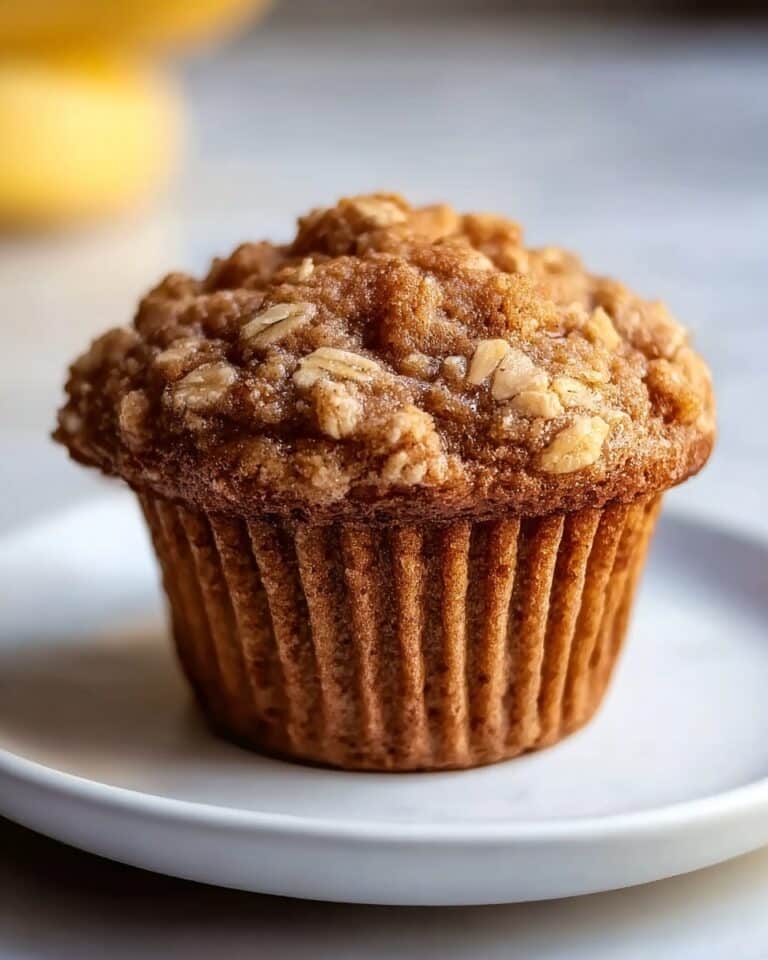 Healthy Banana Oatmeal Muffins Recipe