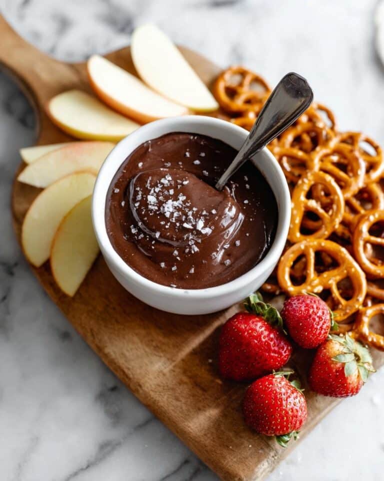 Brownie Batter Chocolate Hummus Recipe