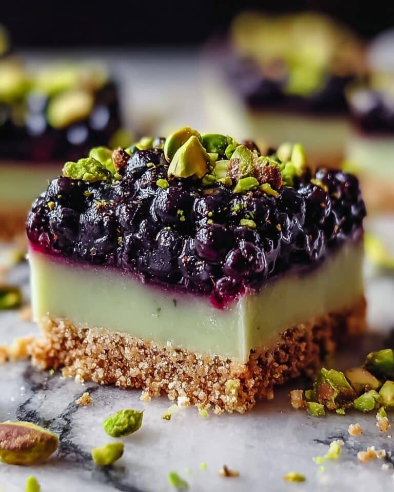 Blackberry Pistachio Dream Bars Recipe